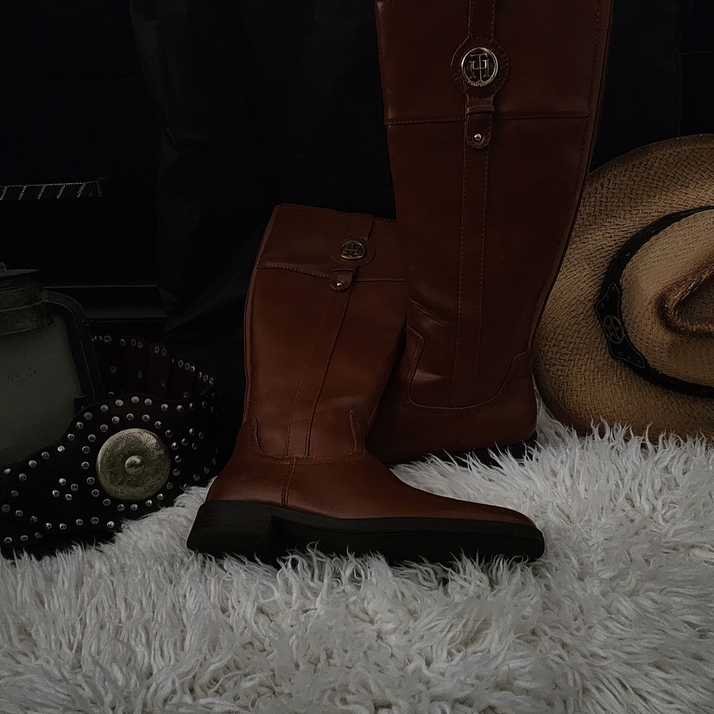 Tommy Hilfiger Brown Ankle Boots